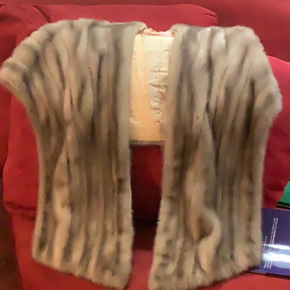 Vintage Mink Stole Fur Wrap
